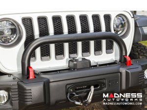 Jeep Wrangler JL Spartacus Overrider Bar - Satin Black